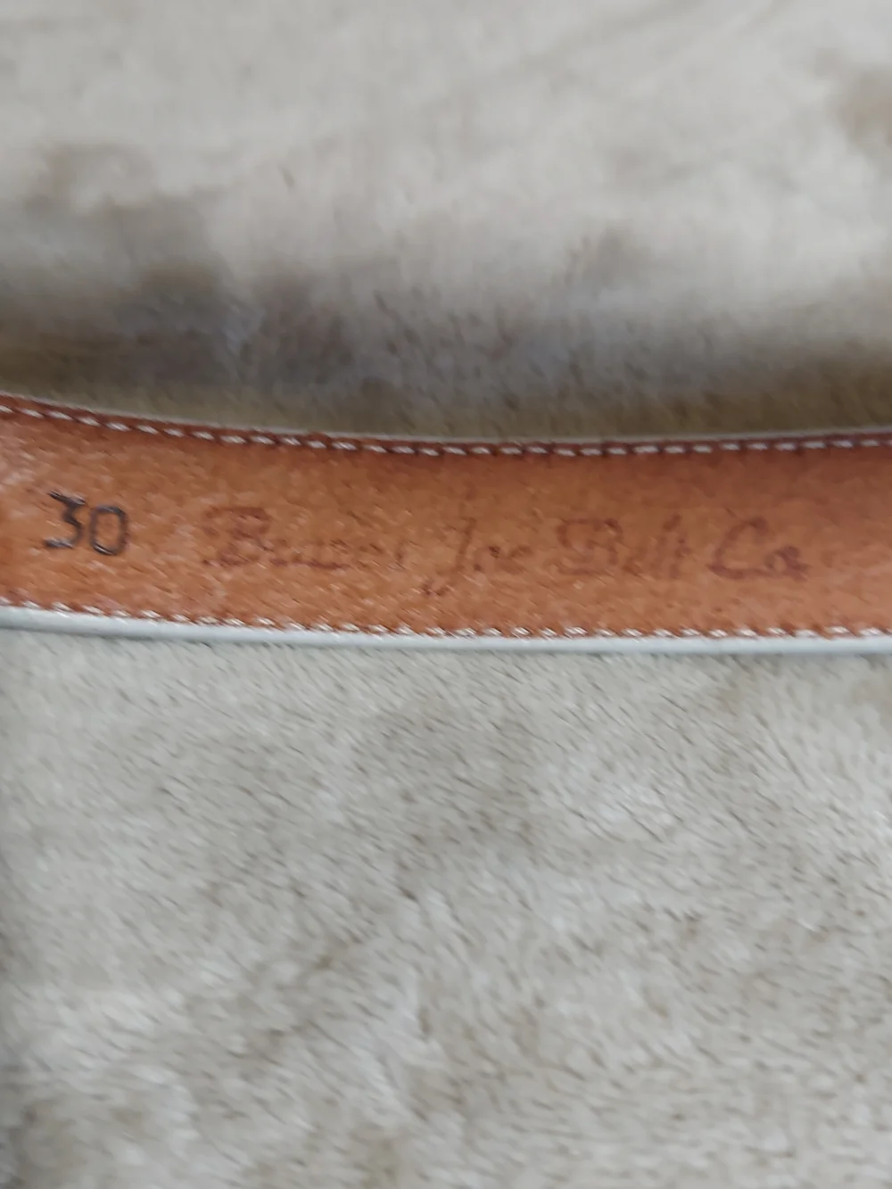 Vintage Brazos Joe White Leather Heart Buckle Belt Western Boho